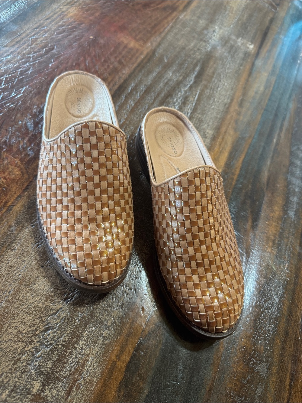 Women's Woven Slip-On Loafers - Tan